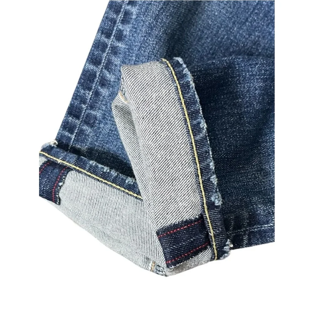 MOUSSY VINTAGE NWT Edgerton Skinny Jeans Women's 26‎ Dark Blue Selvedge Y2K Fit